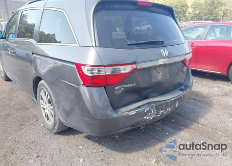 2012 Honda Odyssey Ex-L из США, поврежденный, VIN 5FNRL5H69CB146858